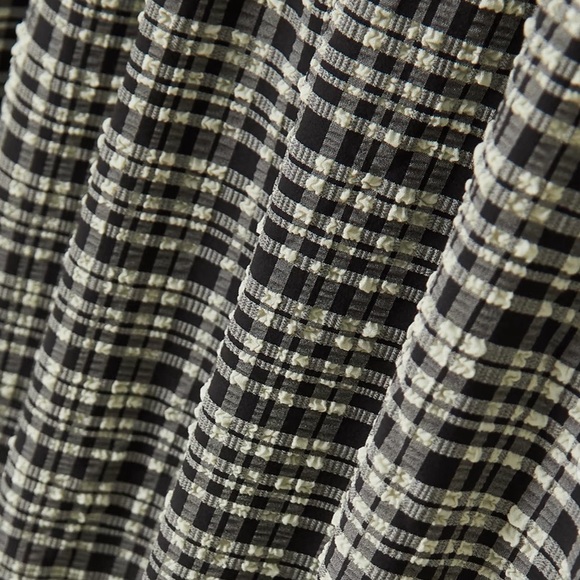 GANNI Stretch Seersucker Smocked Maxi Dress - Picture 4 of 11